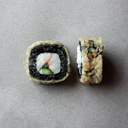 картинка Черный с креветкой суши-маркета "Каэру"