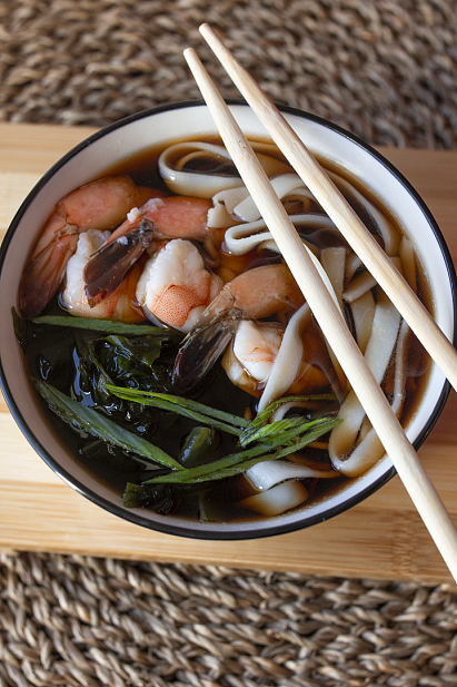 картинка Суп лапша с креветкой суши-маркета "Каэру"